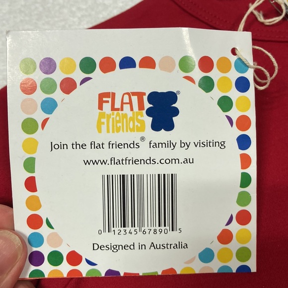 NWT flat friends I’m hanging around monkey Australian tee 12/18m - Picture 7 of 9